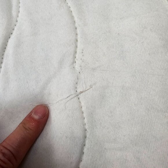 Vintage Baby Blanket Sleeping Bag Yellow Green Ducks Nursery Animal Theme Zip Up - Picture 9 of 11